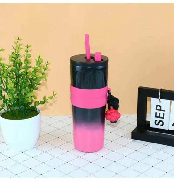 Gradient Pink Tumbler Cup