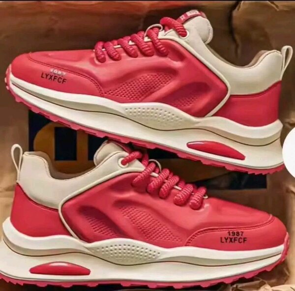 Baskets tendance rouges LYXFCF