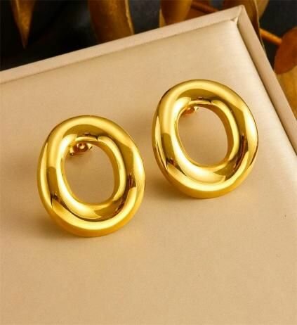 Boucles d'oreilles or plaqué