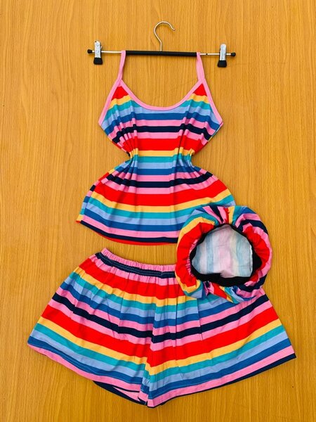 Pyjama d'été femme 3 pièces