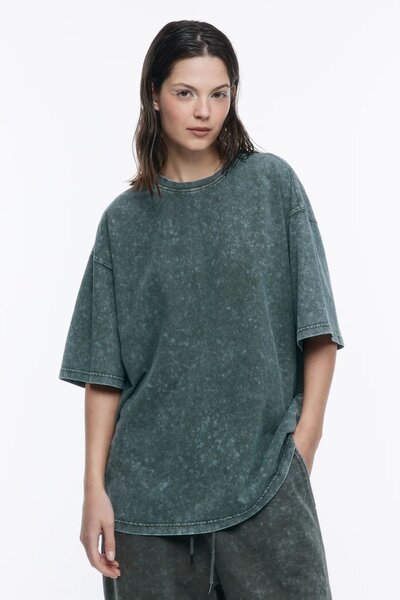 T-shirt Oversize Vert