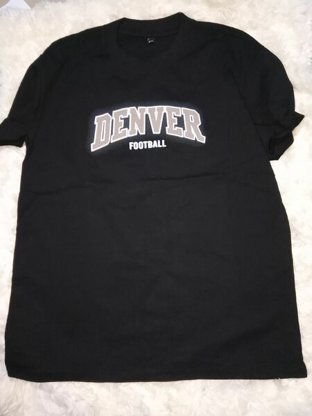 T-shirt noir "Denver Football"