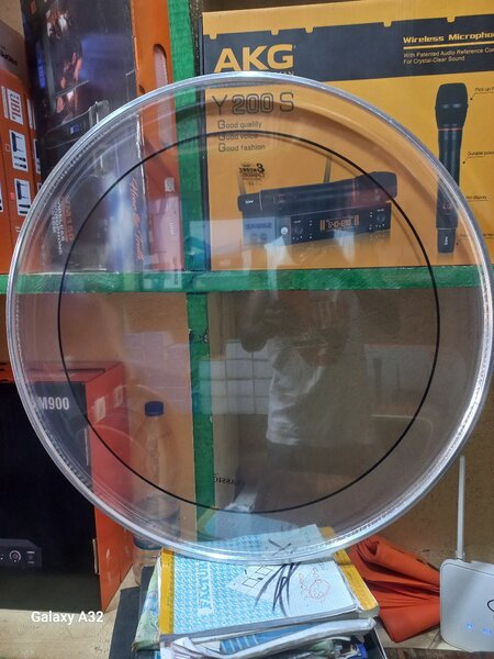 Peau de grosse caisse doublé