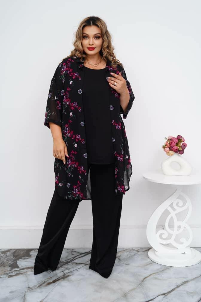 Костюм тройка из шелка