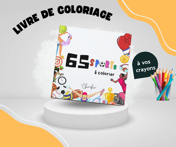 Livre de coloriage - Sport