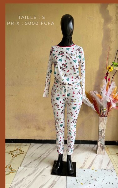 Women's Printed Pajama Set