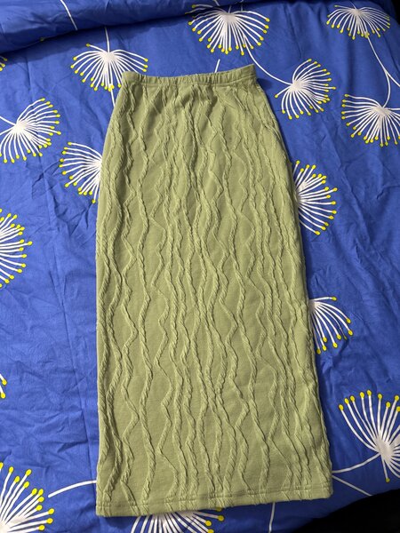 Jupe longue verte élégante