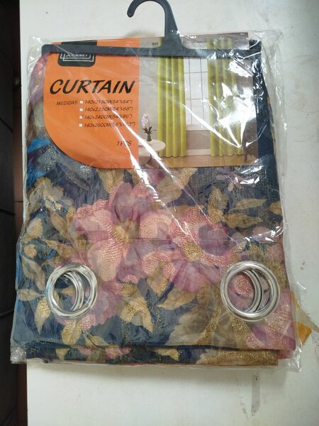 Rideau en jacquard floral élégant