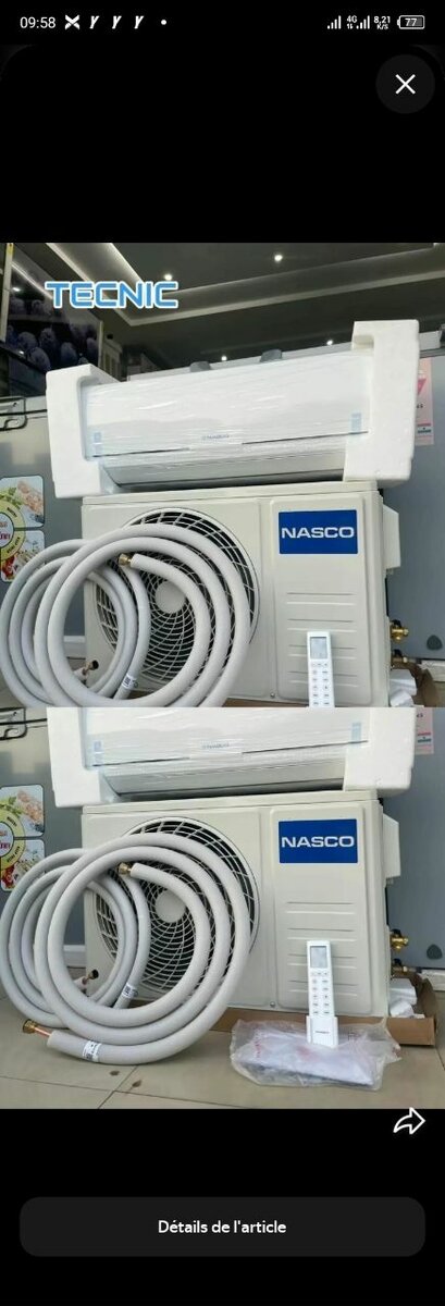 Climatiseur NASCO - Qualité et Performance