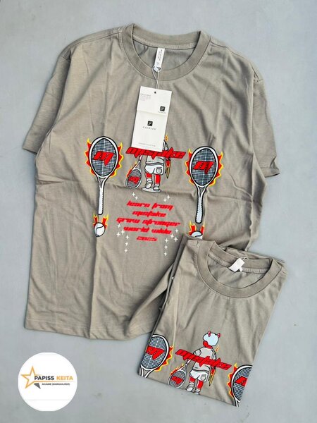 T-shirts graphiques colorés