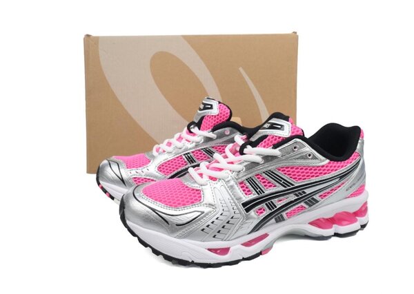 Baskets de running roses