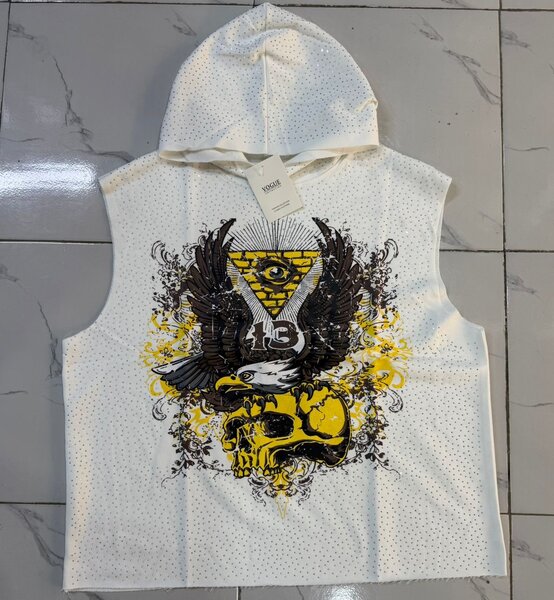 Veste à capuche graphique pour homme