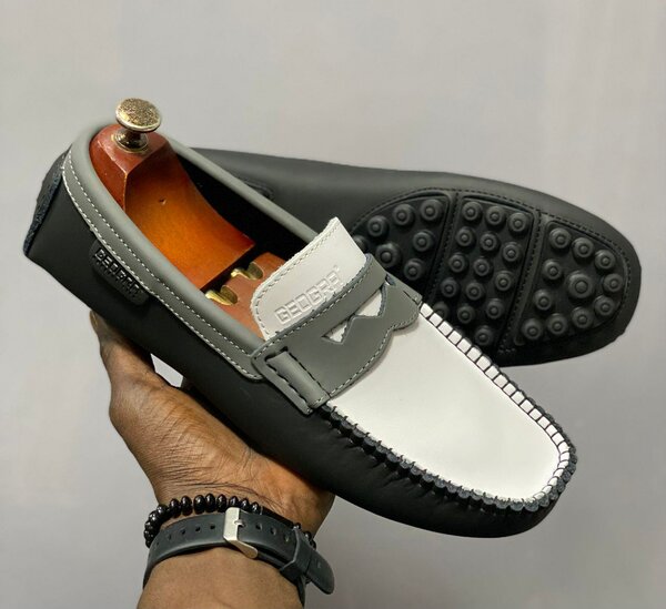 Mocassins élégants en cuir