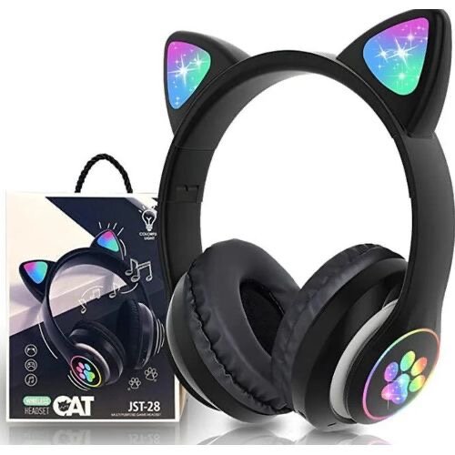 Casque sans fil oreilles de chat