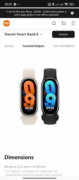 Mi band 8 original