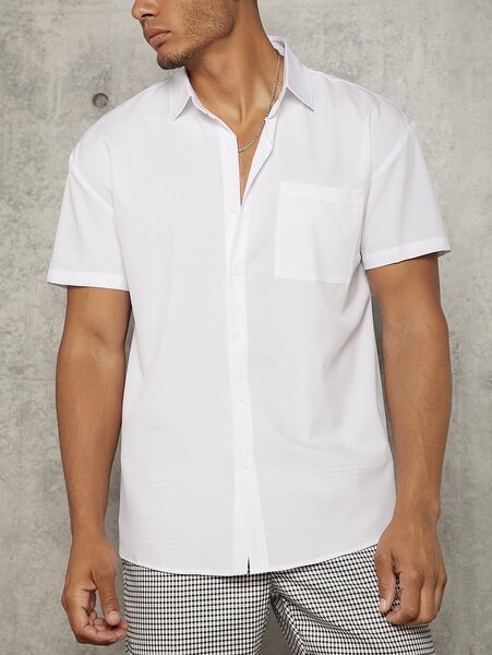 Chemise blanche pour homme