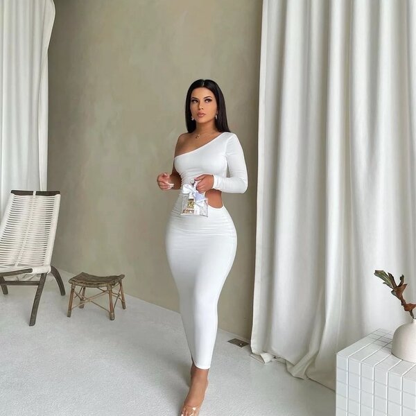 Robe blanche élégante