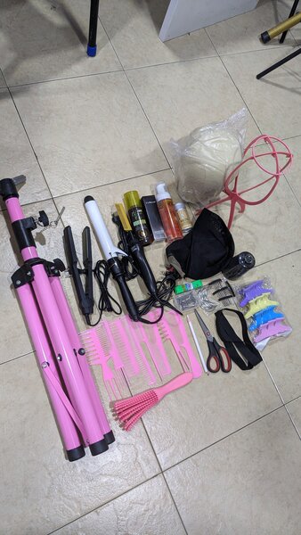 Hair care products and nail supplies