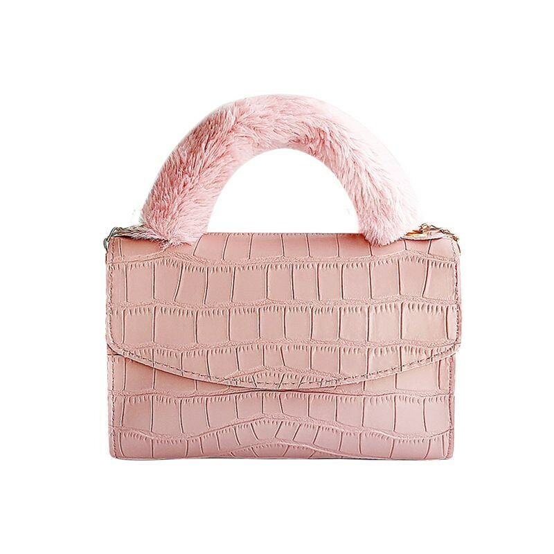 Sac tendance cuir croco élégant
