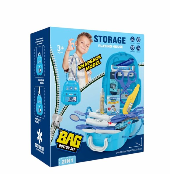 Valise Médecin Enfants 17 Pièces