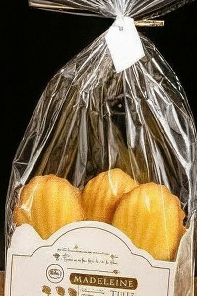 Madeleines fraîches emballées