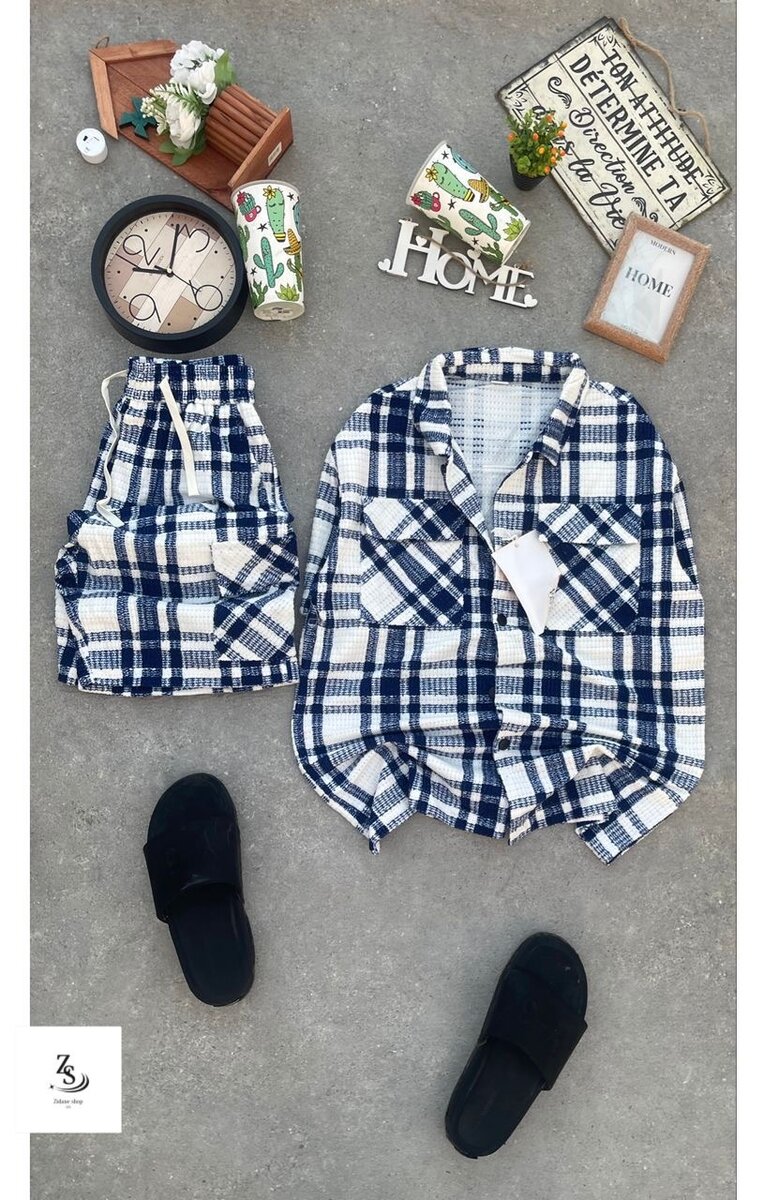 Pyjama à carreaux confort