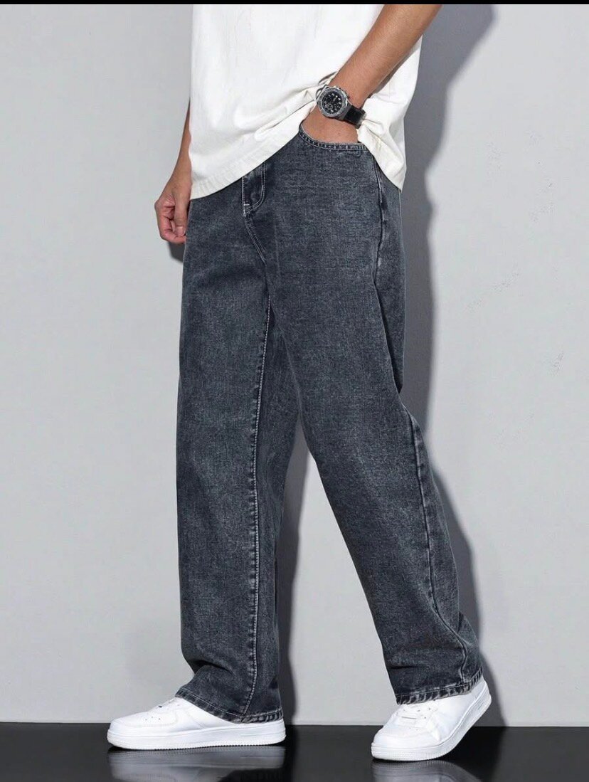 Jeans larges décontractés homme