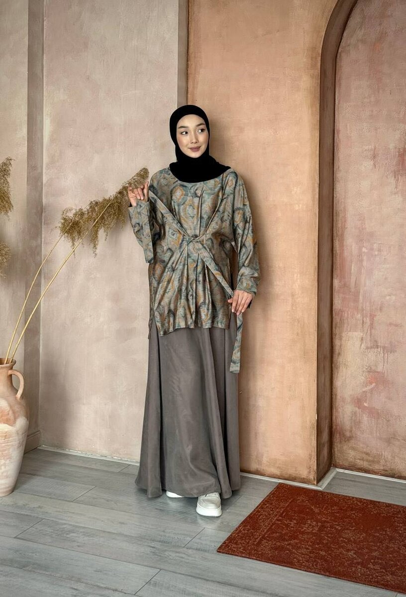 Юбочный костюм в этно стиле