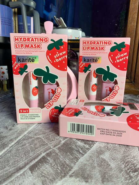 Masque Lèvres Hydratant Fraise Karité