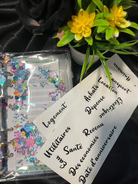 Carnet d'organisation stylé