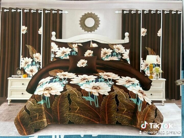 Full Bedsheet set that includes curtains