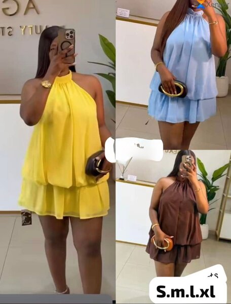 Robe courte asymétrique élégante pour femme