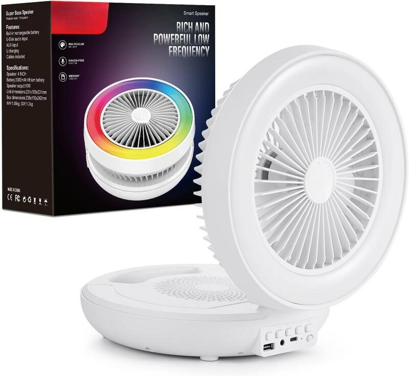Multifunctional Bluetooth speaker LED Fan