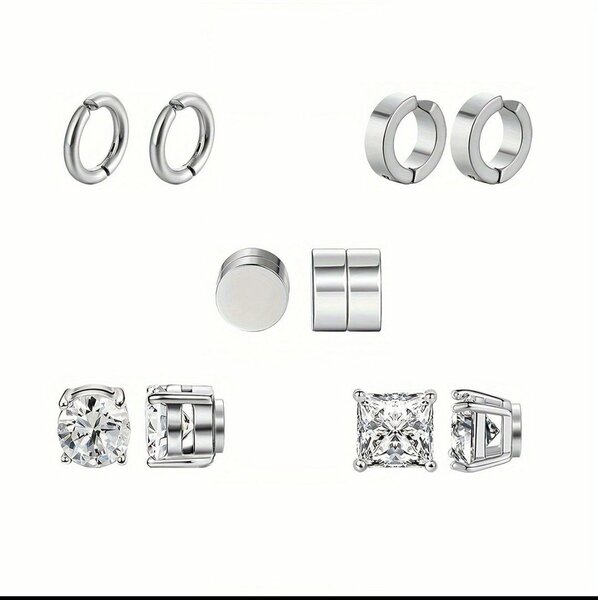 Hoops and men's studs