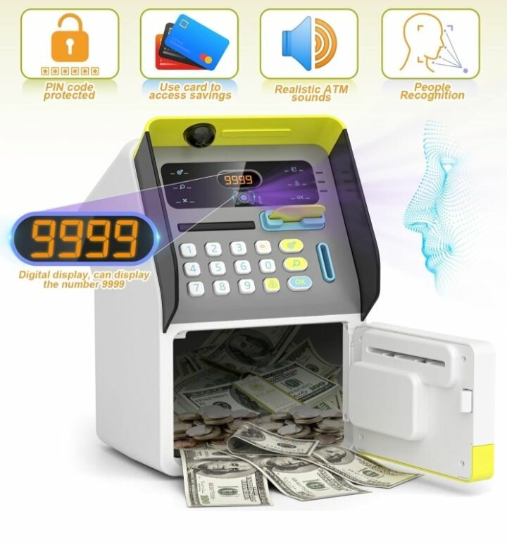 Coffre-fort bancaire jouet