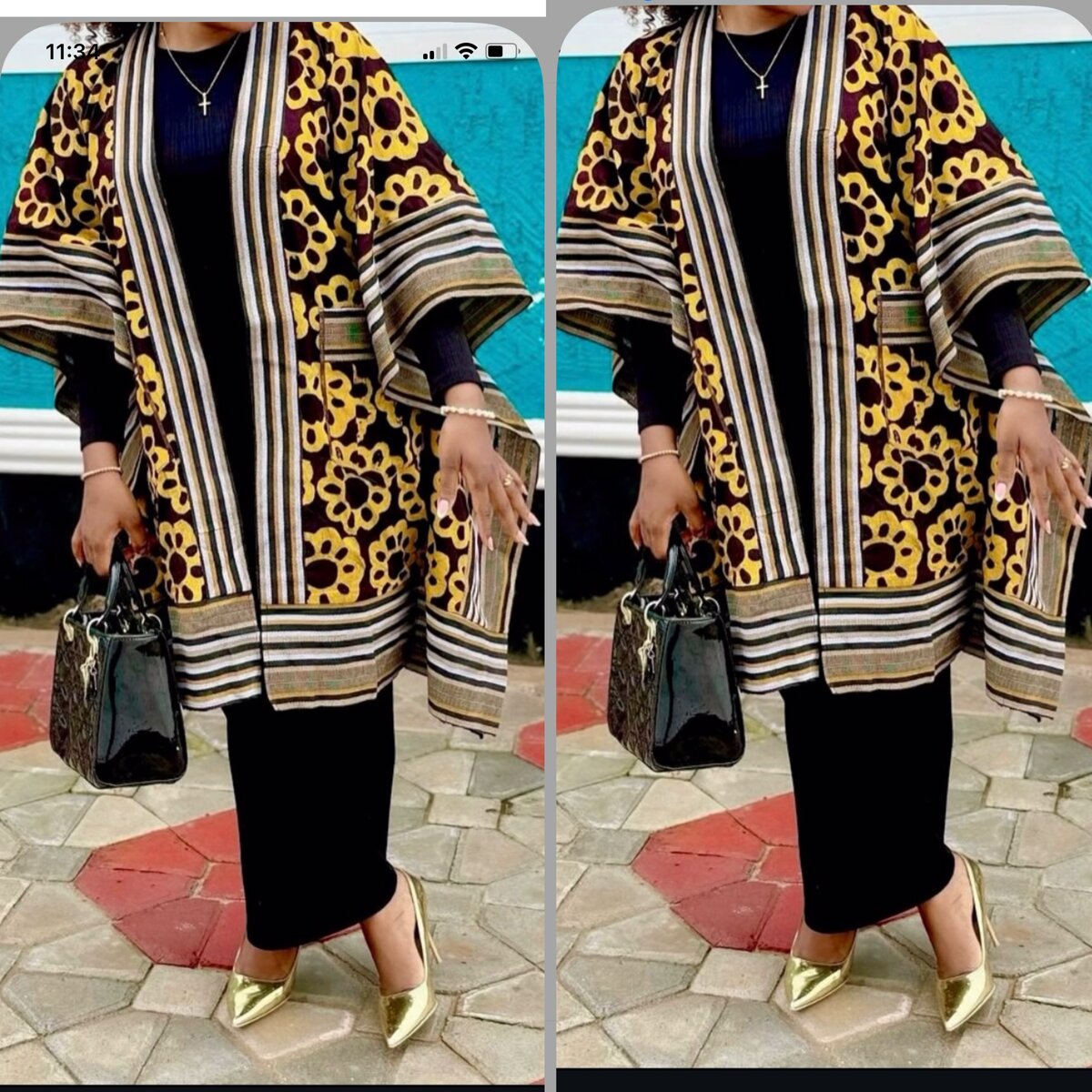 Vibrant African Kimono Cardigans