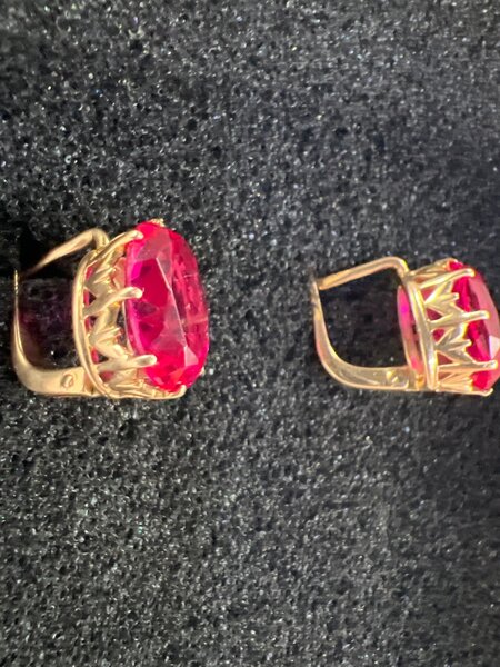 Серьги СССР 583 пробы