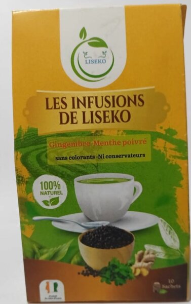 Infusion Gingembre Menthe 100% Naturelle