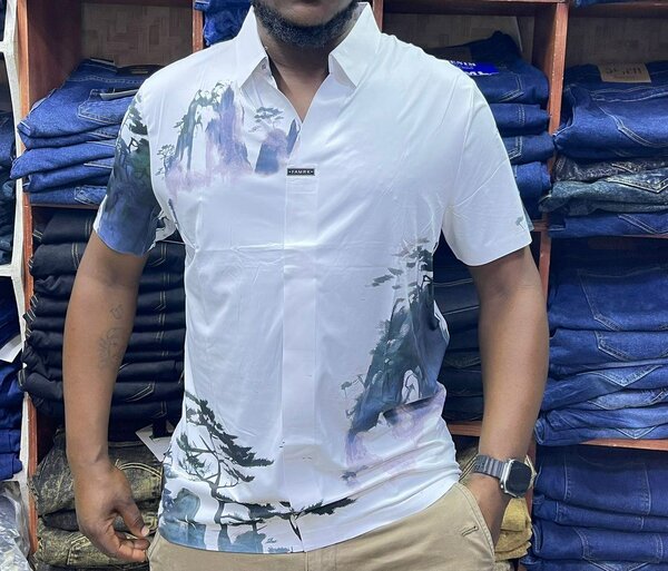 Chemise homme motifs modernes