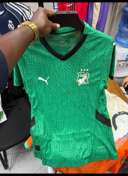Maillot de football vert