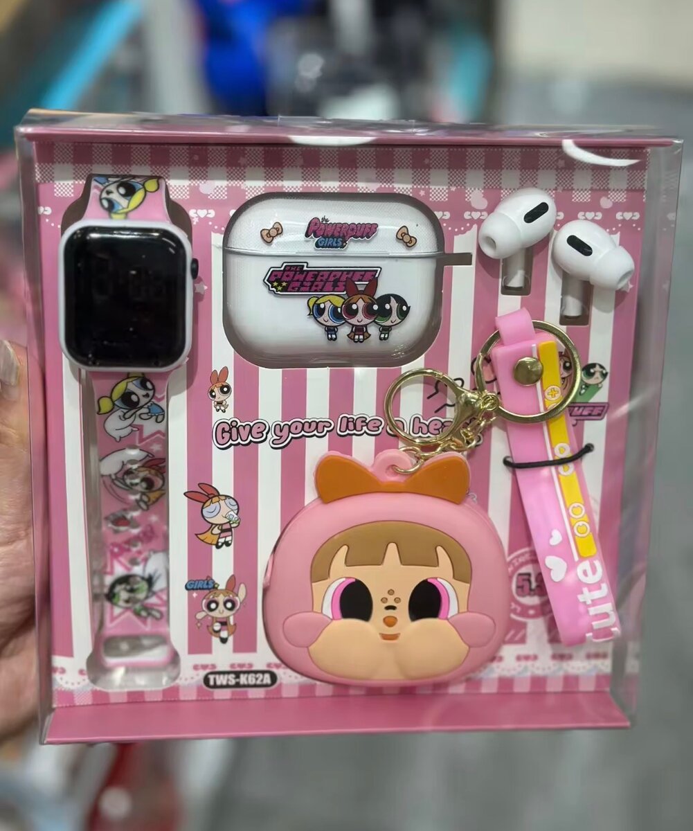 Ensemble montre connectée et écouteurs Bluetooth