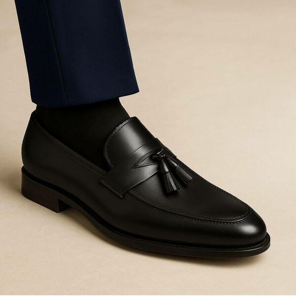 Mocassins élégants en cuir