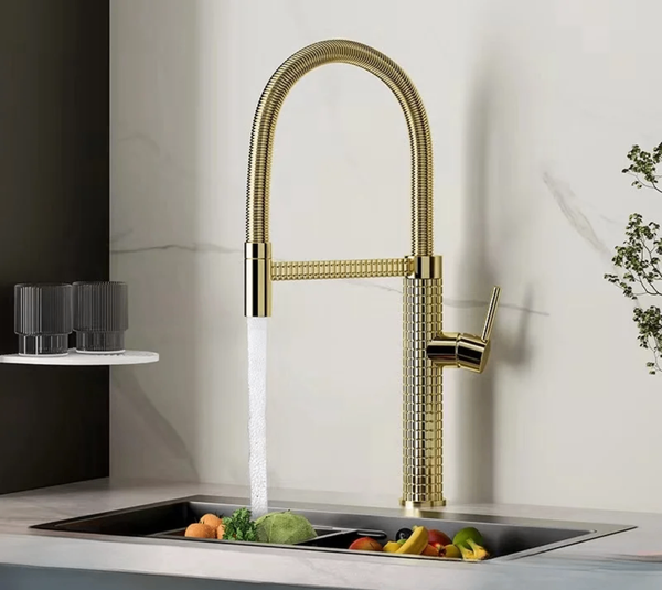 Modern Golden Kitchen Faucet
