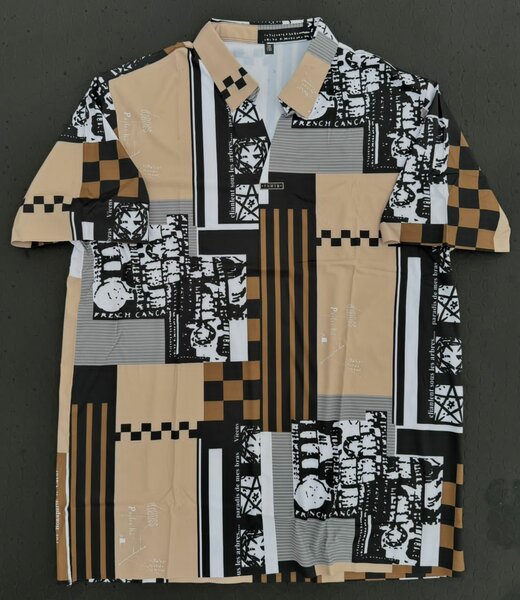 Chemise rétro en coton estival