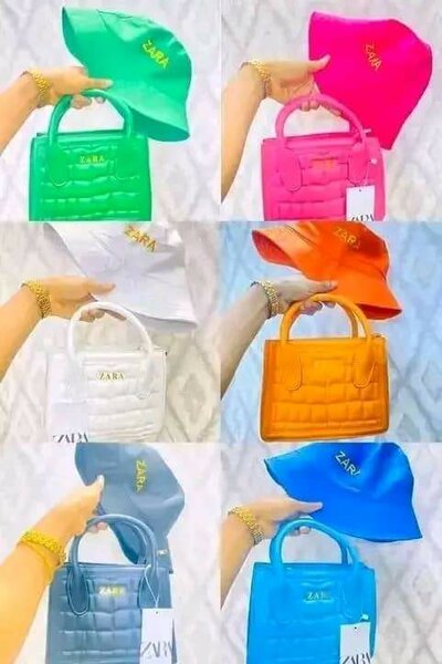 Ensemble chapeau et sac Zara