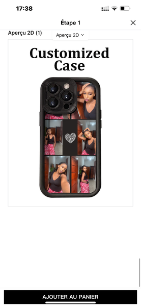 Coque personnalisée photo iPhone