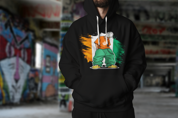 Sweat à Capuche street ivoire