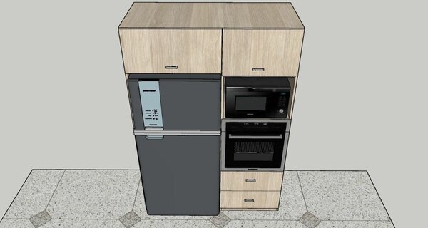 Cuisine mélamine PVC