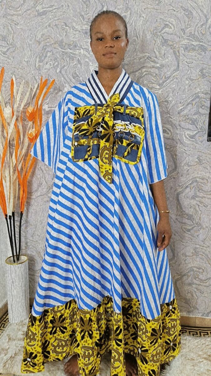 Robe longue africaine élégante