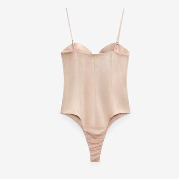 Body en satin ZARA